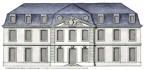 Gartenfassade.