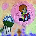 "Miez, Miez", Paste-up, Hamburg 2015