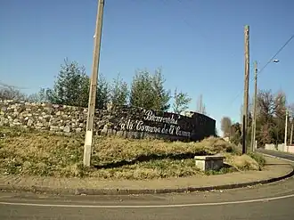 Willkommensschild der Gemeinde El Carmen