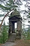 Elbwarte auf dem Quaderberg bei Tetschen