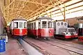 Im Depot der Straßenbahn Sintra