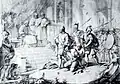 El Gran Capitán vor Papst Alexander VI. 1778. Zacarías González Velázquez.