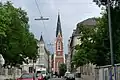 Blick zur Elisabethkirche
