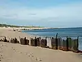 Alte Stahlbuhnen am „Ellenbogen“ auf Sylt