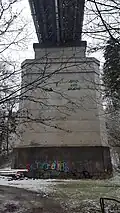 Westlicher Brückenpfeiler