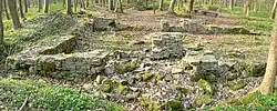 Fundamente des Kirchenbaus vor der Restaurierung, 2006