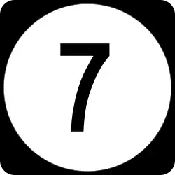 Straßenschild der Delaware State Route 7