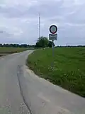 Routenführung auf Landwirtschaftsweg