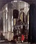 Emanuel de Witte: Nieuwe Kerk in Delft mit dem Grabmal Wilhelm von Oranien
