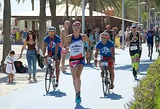 Emma-Kate Lidbury im Ironman Mallorca, 2015
