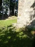 Filialkirche hl. Ägidius: Vermutlicher Toranschlag der Burg Hohenstein