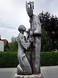 Engilger-Statue von Erwin Burgstaller (1990)