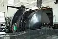 Seitenansicht der Fördermaschine