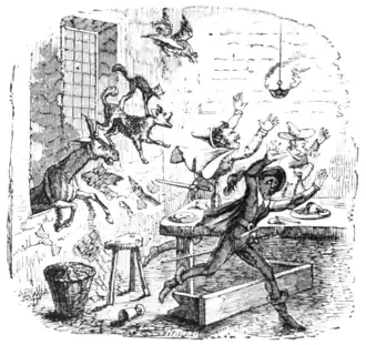 Illustration von George Cruikshank in German Popular Stories, 1823