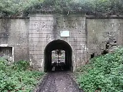 Eingang zum Fort Malonne