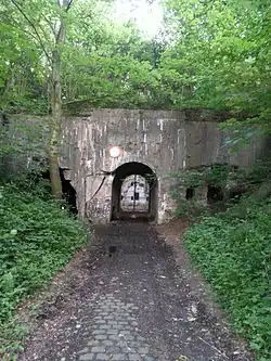 Wingang zum Fort Dave