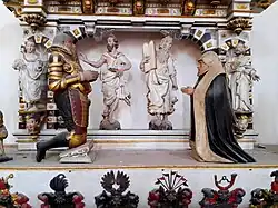 Detail des Epitaphs