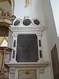 Epitaph für Ulrich III. von Ortenburg und seine beiden Gemahlinnen