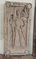 Epitaph der Ueberacker auf der linken Seite der Margarethenkapelle
