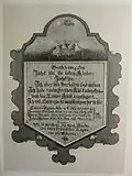 Epitaph aus der Barockzeit