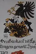 Wappen des Burhart von Eptingen