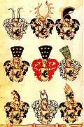 Wappen derer von Eptingen mit alter­nativer Helmzier (2)