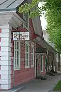 Altes Gebäude der Familie Eränen im Herzen des Marktfleckens. Heute ein Antiquitätengeschäft.