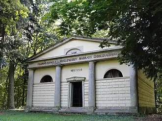 Erbbegräbnis Möllendorff, nach Plänen von Salomo Sachs (1816)