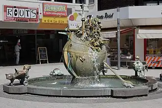 Erfinderbrunnen in Koblenz