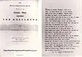 Loblied der Erfurter Bürger auf General von Dobschütz vom 4. Juni 1814