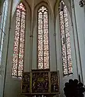Trümmerfenster im Hohen Chor