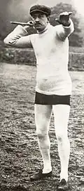 Der Doppelolympiasieger im Speerwurf Eric Lemming kam auf den achten&nbsp;Platz