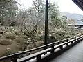 Verandaausblick auf den Garten