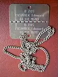 Erkennungsmarke eines Fremdenlegionärs