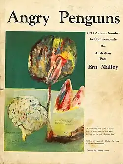 Die Ausgabe des Magazins Angry Penguins mit der Fälschung Ern Malley