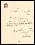Ernennungsurkunde des Herzoglichen Hofmarschallamtes zum Hofphotographen von 1904