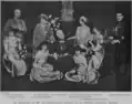 Maria Ernesta de Hierschel-Minerbi im Kreise ihrer Familie