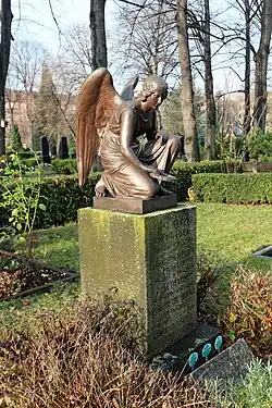 Nike auf Herters Grab, 1875 Alten Zwölf-Apostel-Friedhof