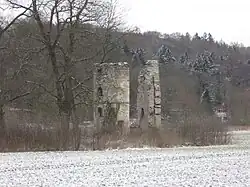 Ruine der Niedernburg in Brenken