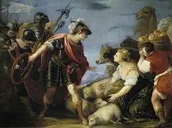 Die kluge Abigail, 113 × 152 cm, 1667, Prado, Madrid