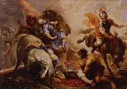 Die Bekehrung des Paulus, 162 × 176 cm, Museo Cerralbo, Madrid