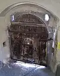 Abgang zum Eselssteig in der Vorburg