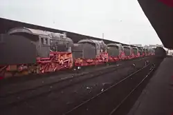 Essen Hbf mit kalten Lokomotiven der Preußischen Gattung G 8.2