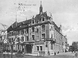 Krupp-Hotel Essener Hof am Limbecker Platz, eröffnet 1898