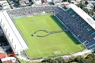 Luftbild des Estádio Alfredo Jaconi (2020)