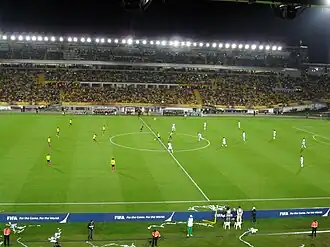 Das „El Campín“ während des Spiels Kolumbien gegen Mali bei der U-20-Fußball-Weltmeisterschaft 2011