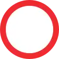 Verbot für Fahrzeuge aller Art
