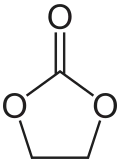Struktur von Ethylencarbonat