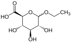 Struktur von Ethylglucuronid