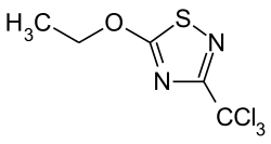 Strukturformel von 5-Ethoxy-3-trichlormethyl-1,2,4-thiadiazol